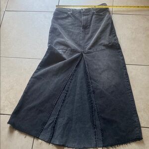 Reformation Black Maxi Trumpet Skirt for Work